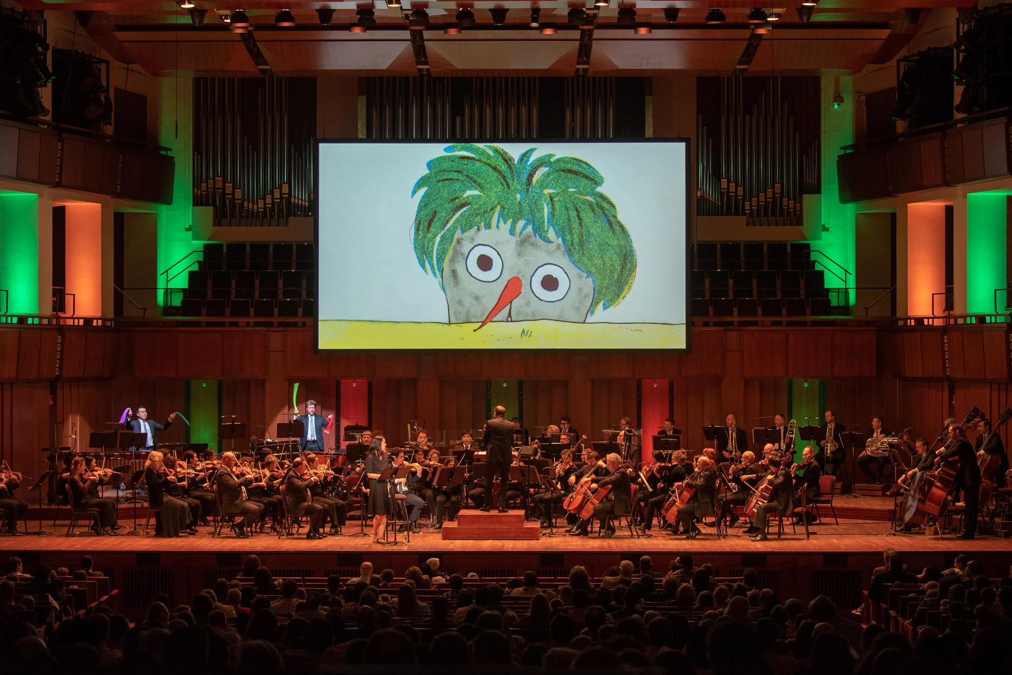 First U.S. performance, Babar’s Return to the Land of the Elephants National Symphony Orchestra, Steven Reineke, conductor, Regina Aquino, narrator, John F Kennedy Center for the Arts, Washington, D.C., April 7, 2019 Photo: Erica Bruce (full size photo available)