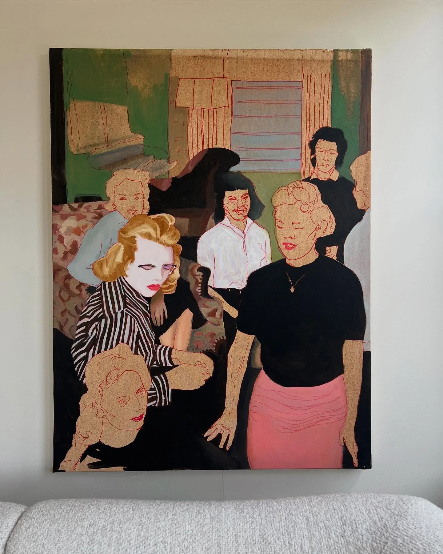 Something old, something new, a different view 
Oil on linen, 2025!