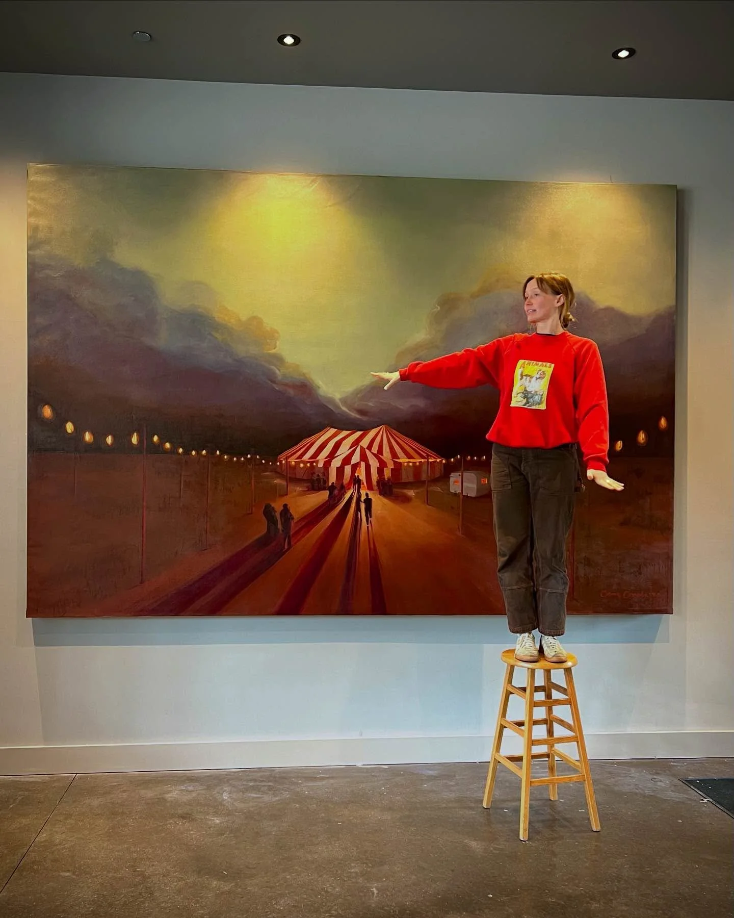 Hey I just finished the biggest painting of my whole life!!!