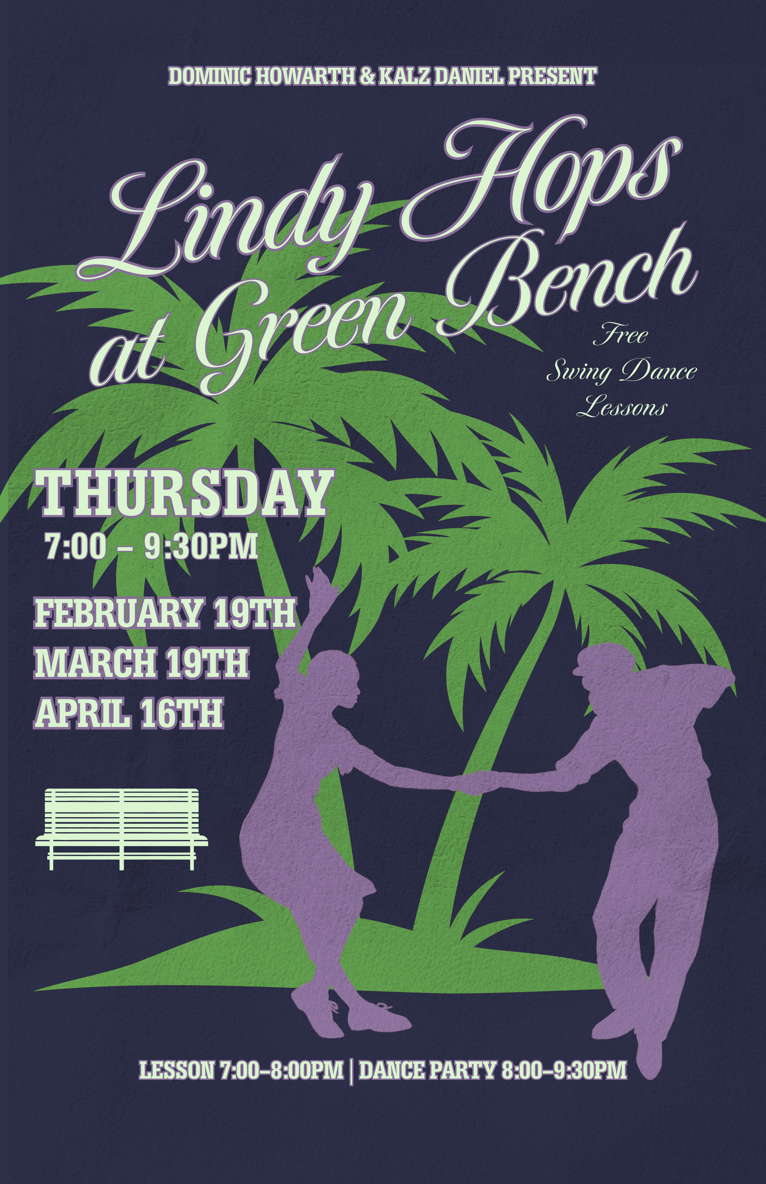 Lindy Hops at Green Bench