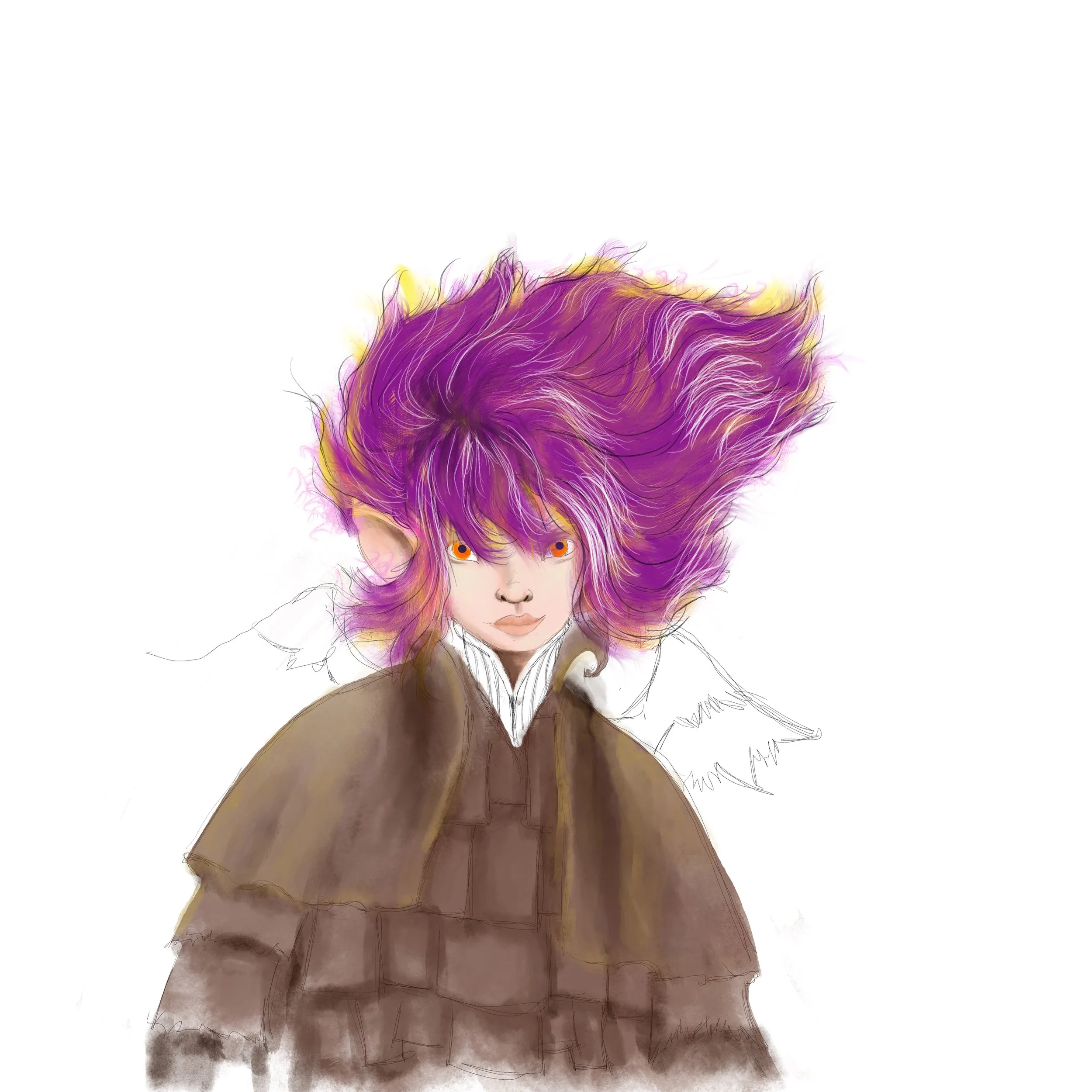 Digital WIP Salamander Guardian