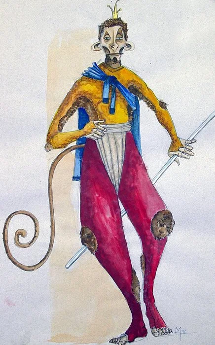 Monkey King from a modernized YA version of The Monkey King