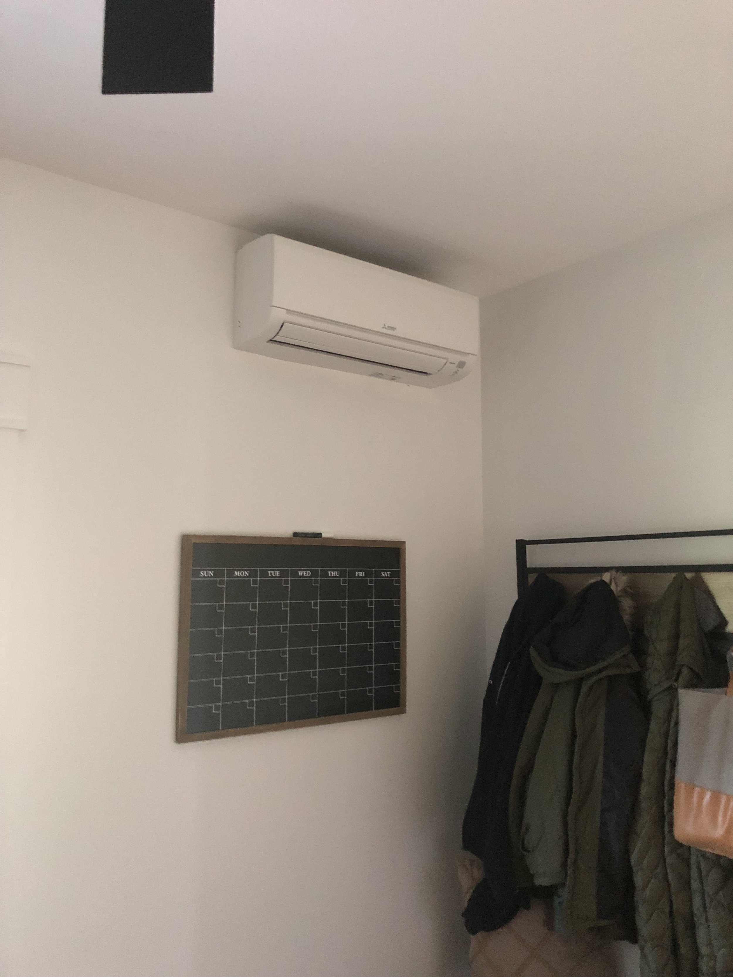 Mitsubishi Hyperheat HVAC Ductless System in New Construction Home Bourbonnais, IL 60914