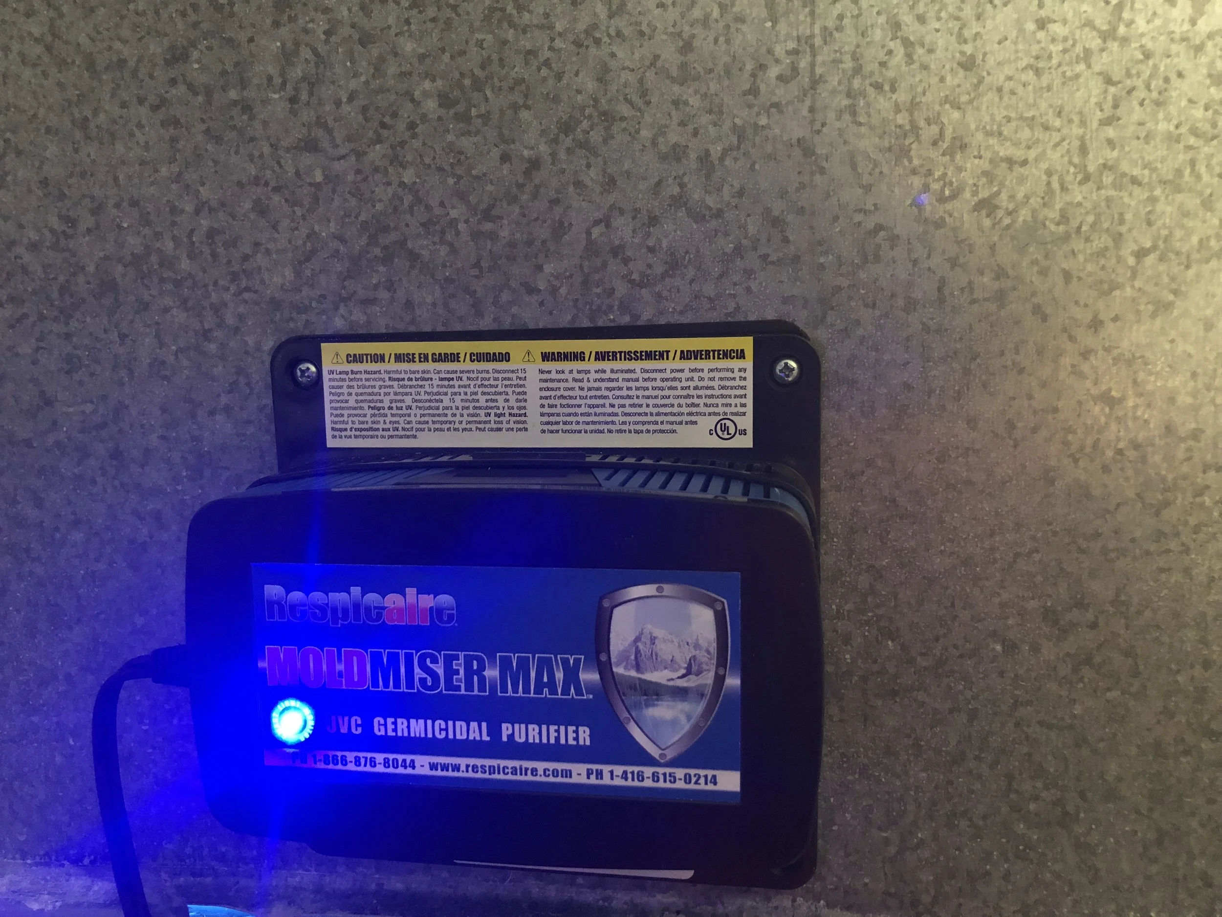 Respicaire Ultraviolet Light System