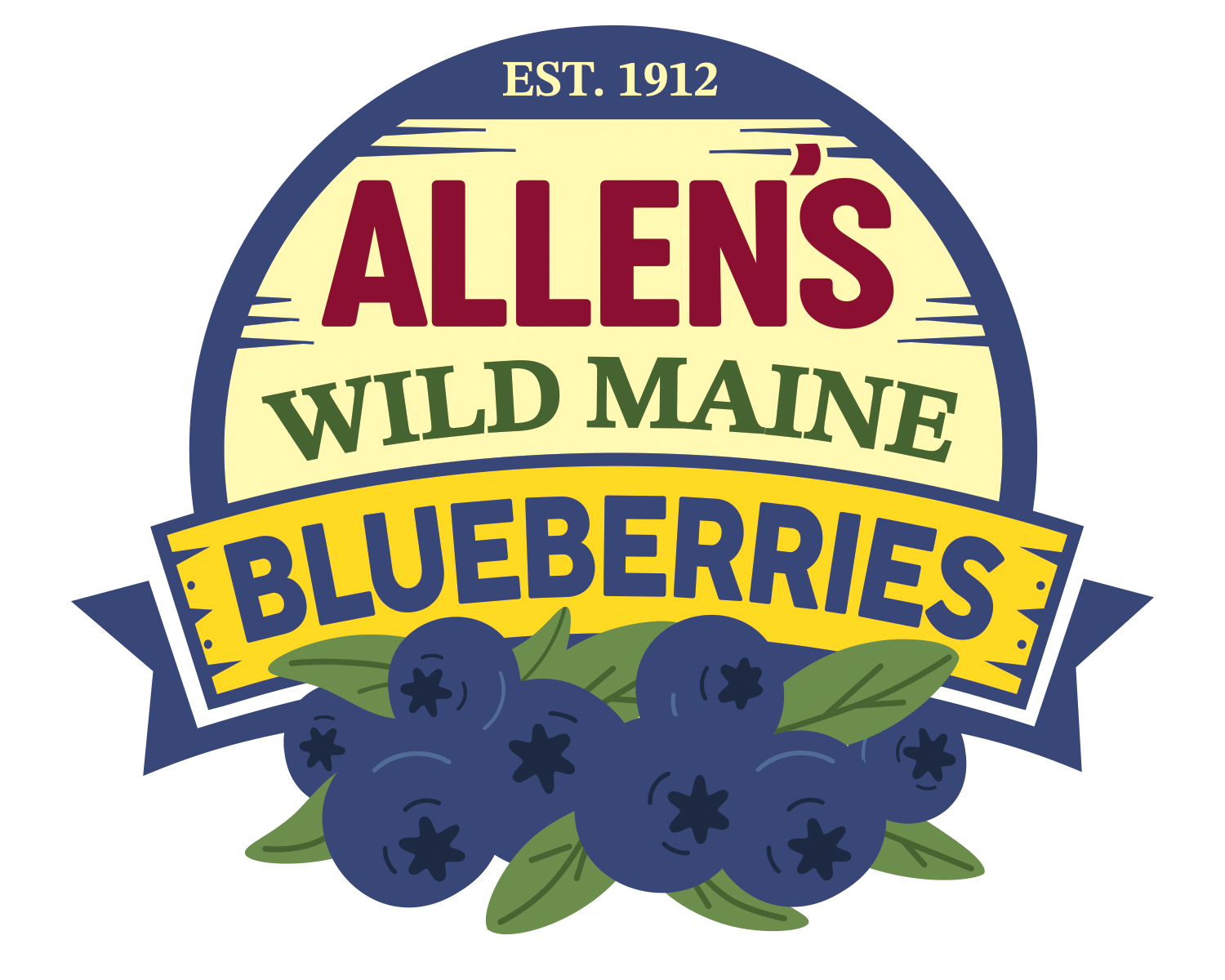 Allen's Wild Maine Blueberries