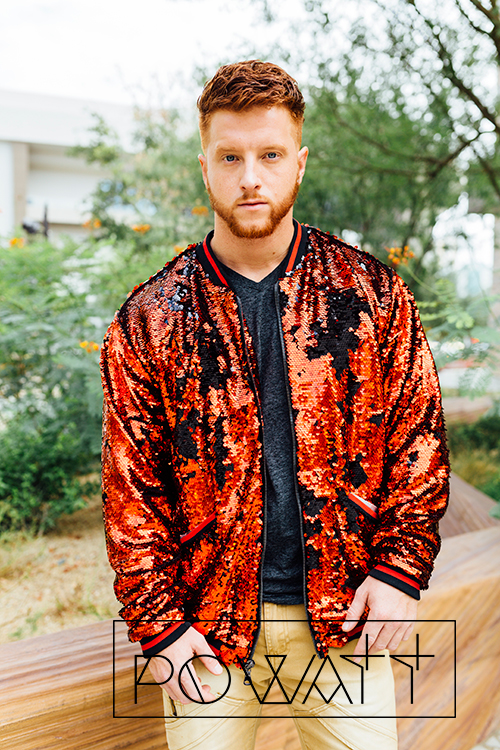 RED POWATT SHINE BOMBER