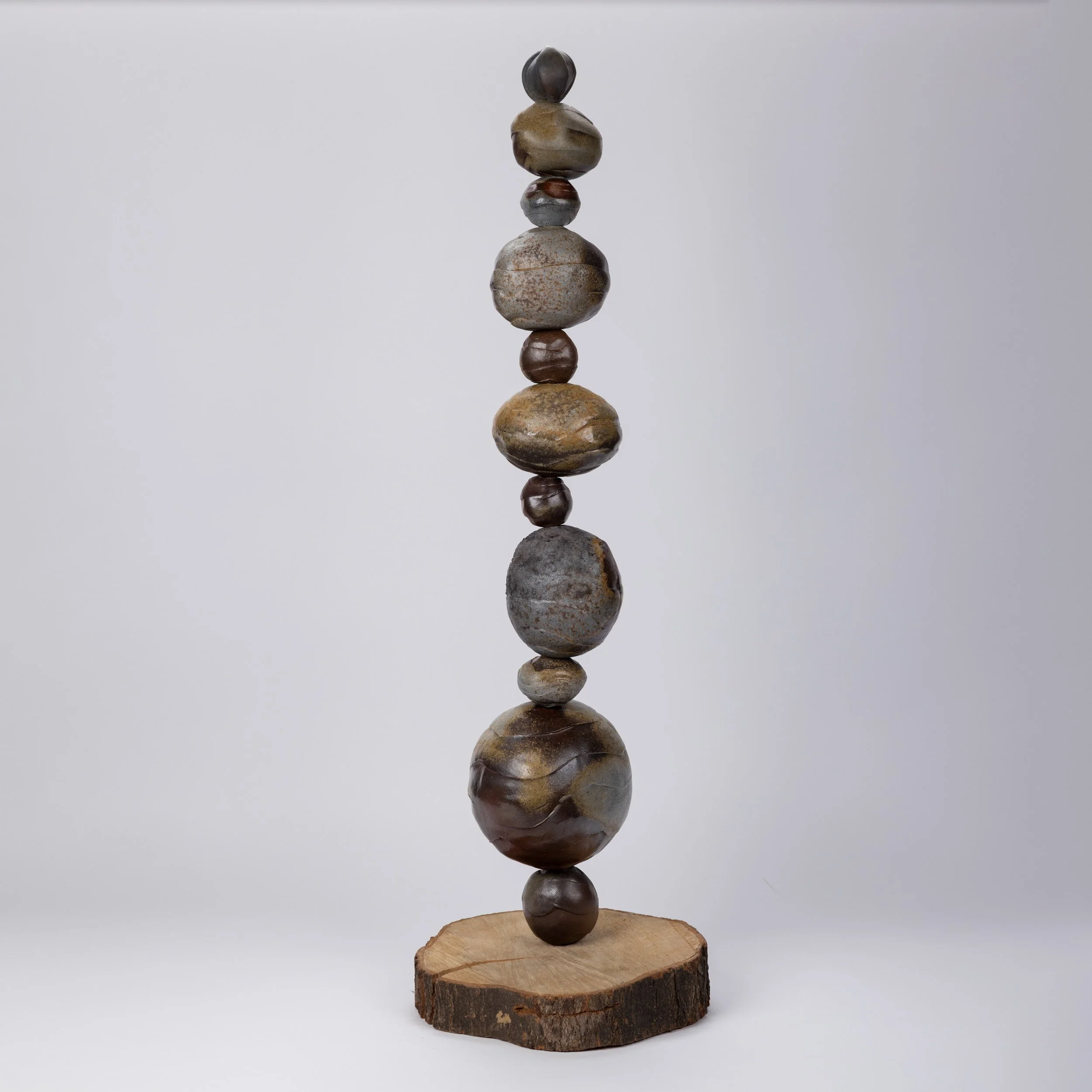  Crystal Warner Hawley   Wood Fired Vertical Stack    Woodfired  117cm ht 