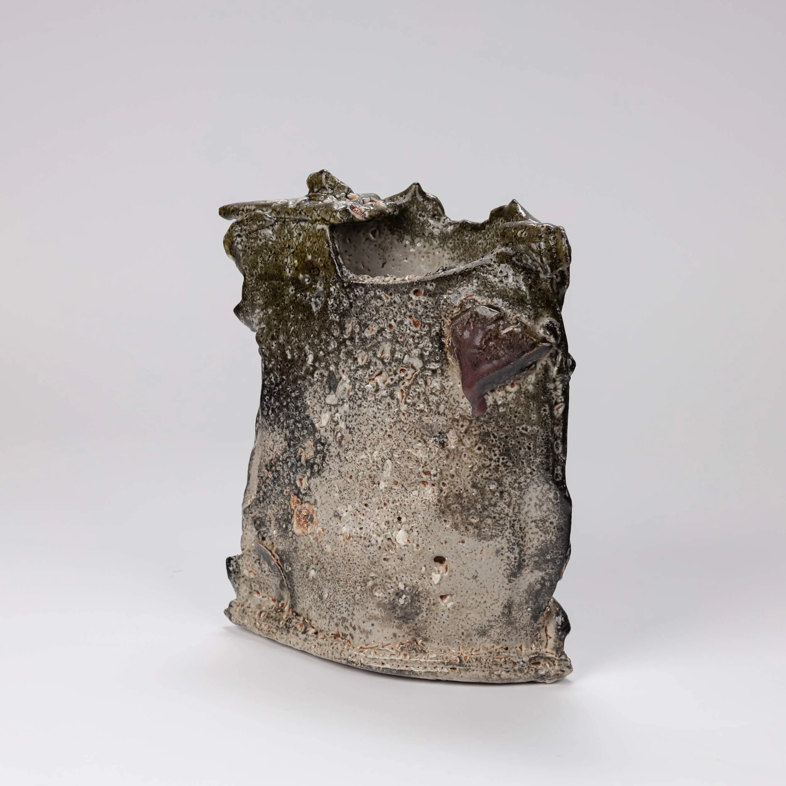  Tony Clennell   My Ragged Ole Heart    Woodfired  30cm ht 