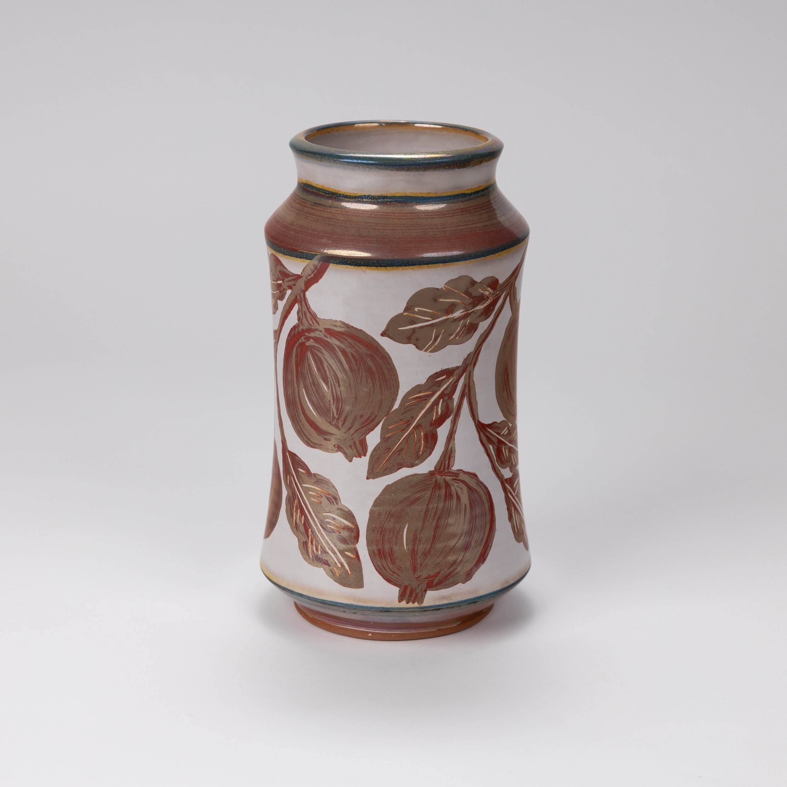  Scott Barnim   Albarello    Lustreware  25cm ht 