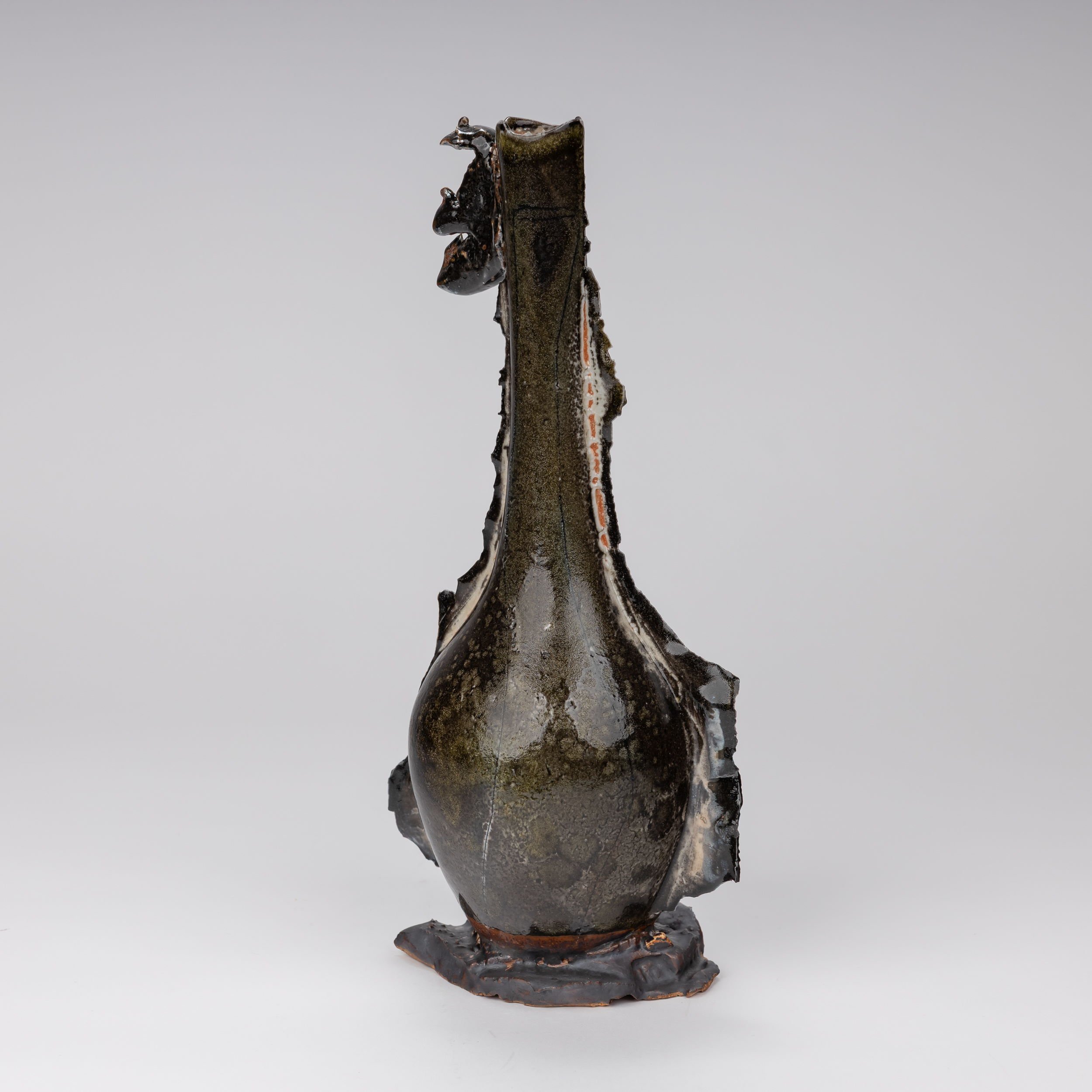  Tony Clennell   A Woman Scorned    Woodfired  36cm ht 