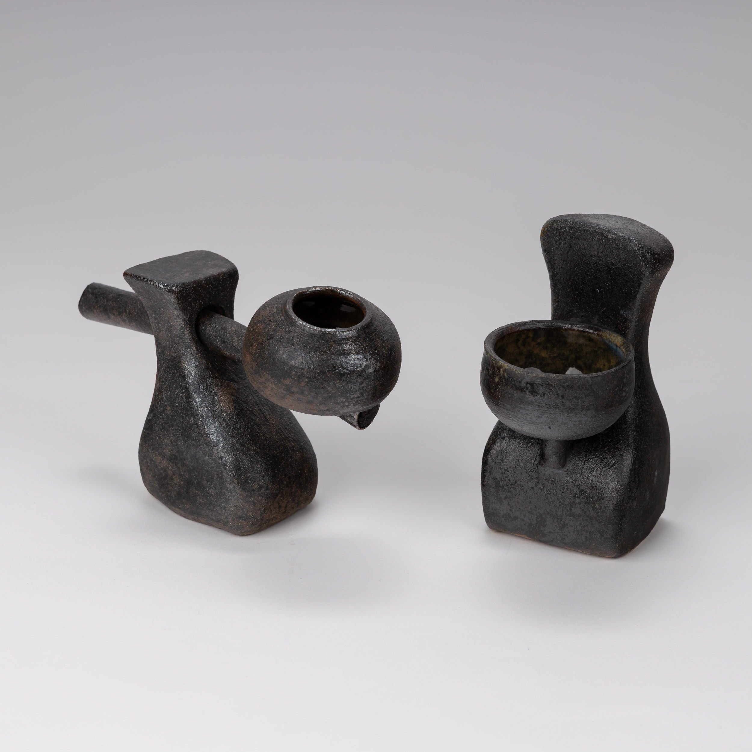  Christine de Takacsy   Offering #2    Woodfired   7.5cm ht 