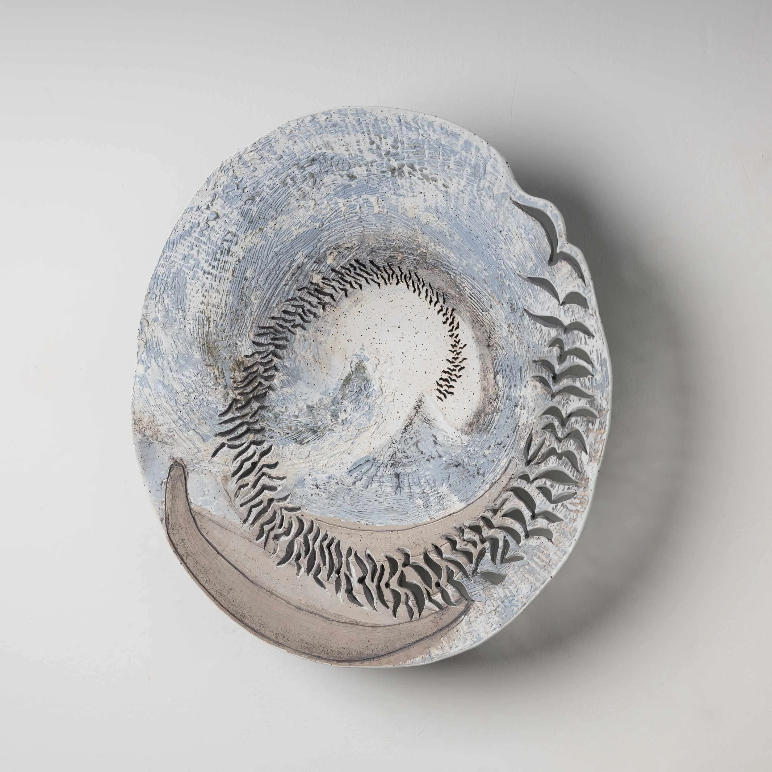  Sandra Zuidema   We Rise    Stoneware  33cm dia 