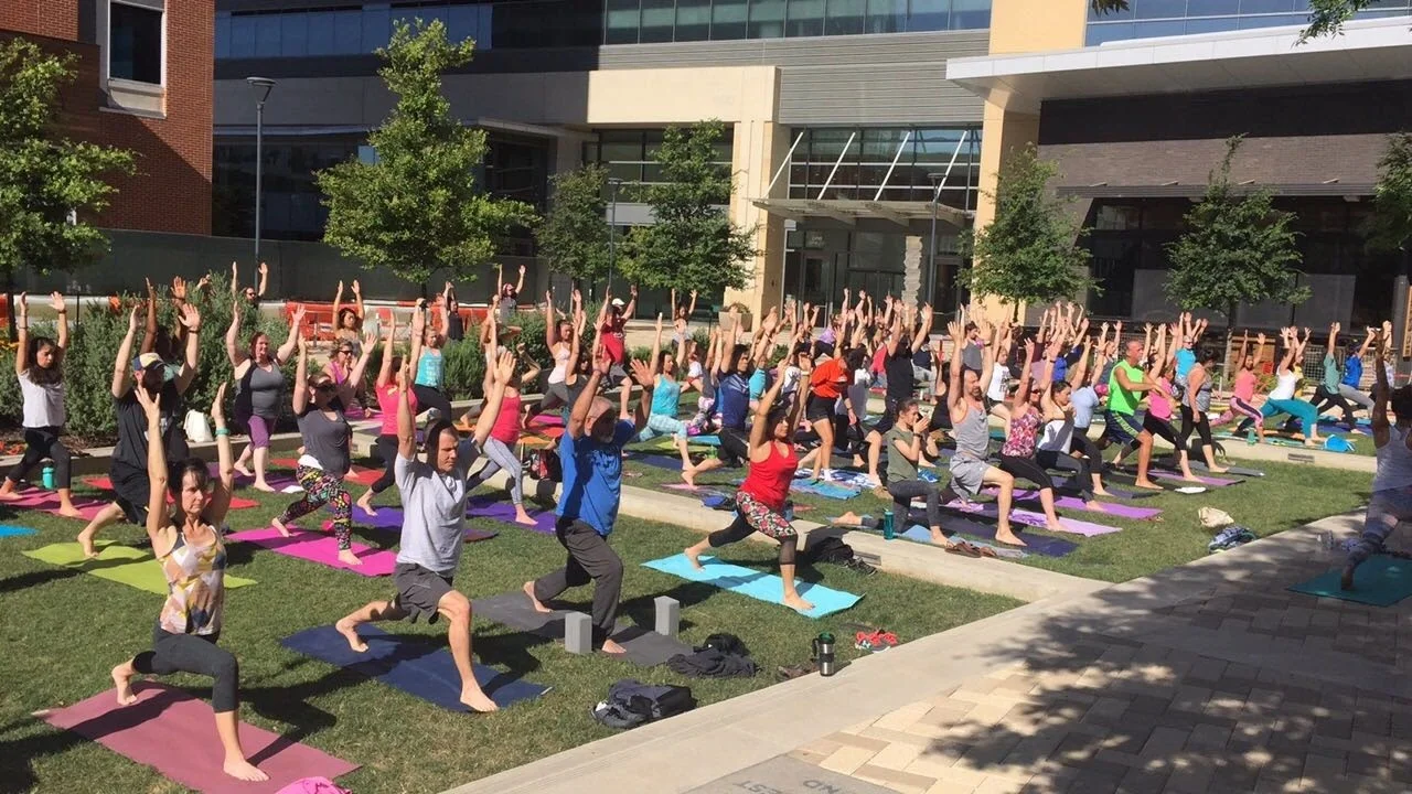Yoga in the Plaza, Richardson, TX