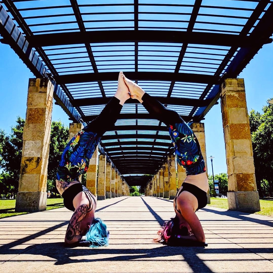 Partner Yoga at the Cosmic Yogi Festival