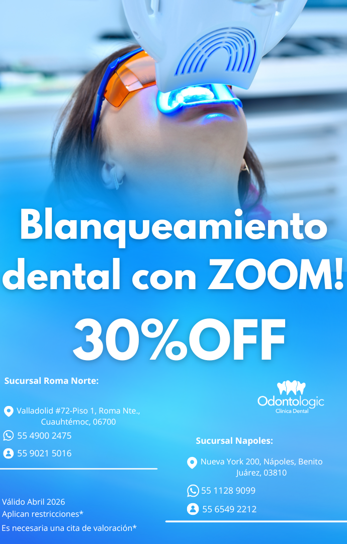 Ilumina tu sonrisa con nuestro tratamiento de blanqueamiento dental con ZOOM!