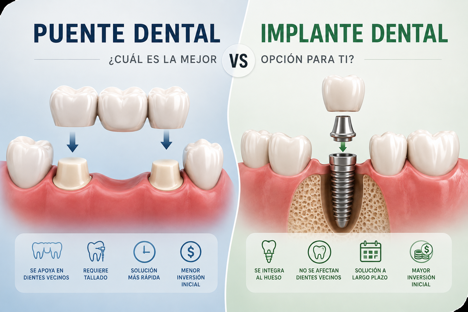 Implante o puente: cuál es la mejor opción cuando pierdes un diente