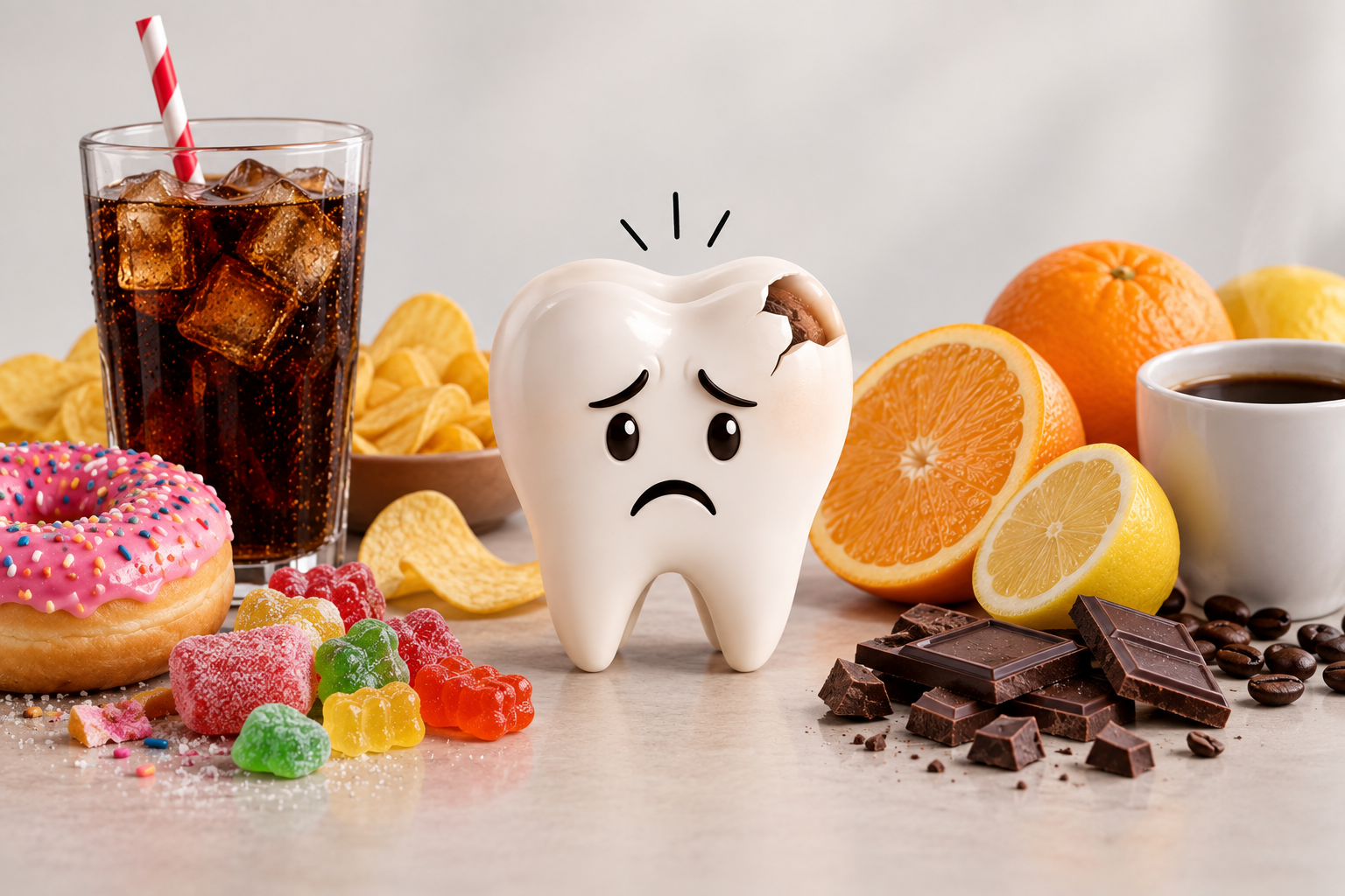 Lo que comes sí le pasa factura a tus dientes: alimentos que dañan más de lo que crees