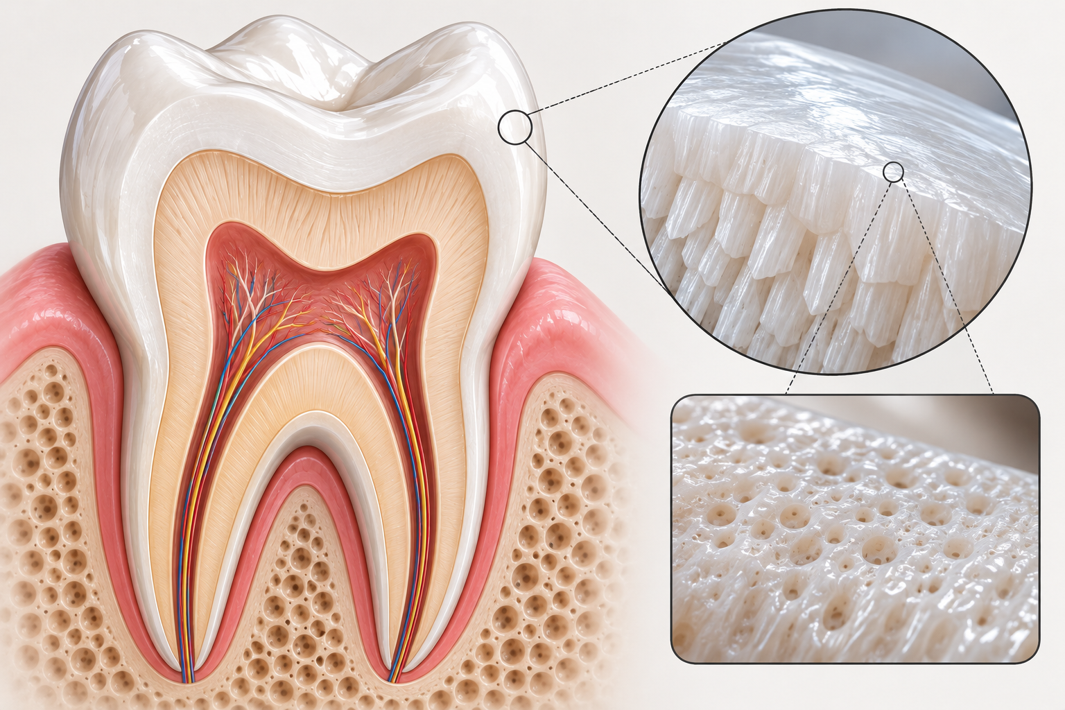 Por qué tus dientes se manchan aunque los cuides: la porosidad del esmalte