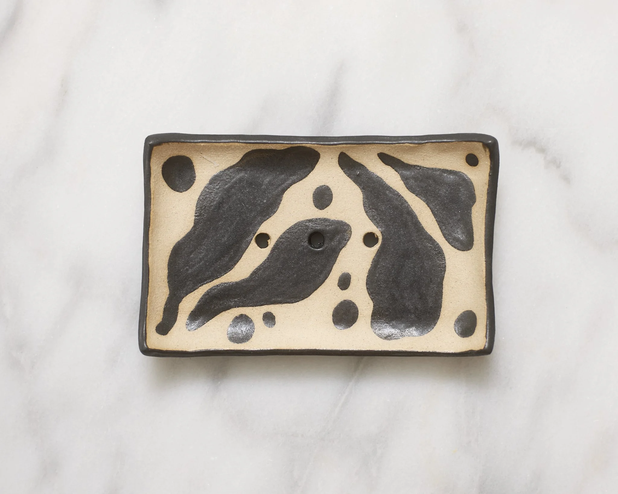 Seaweed ceramic soap dishes