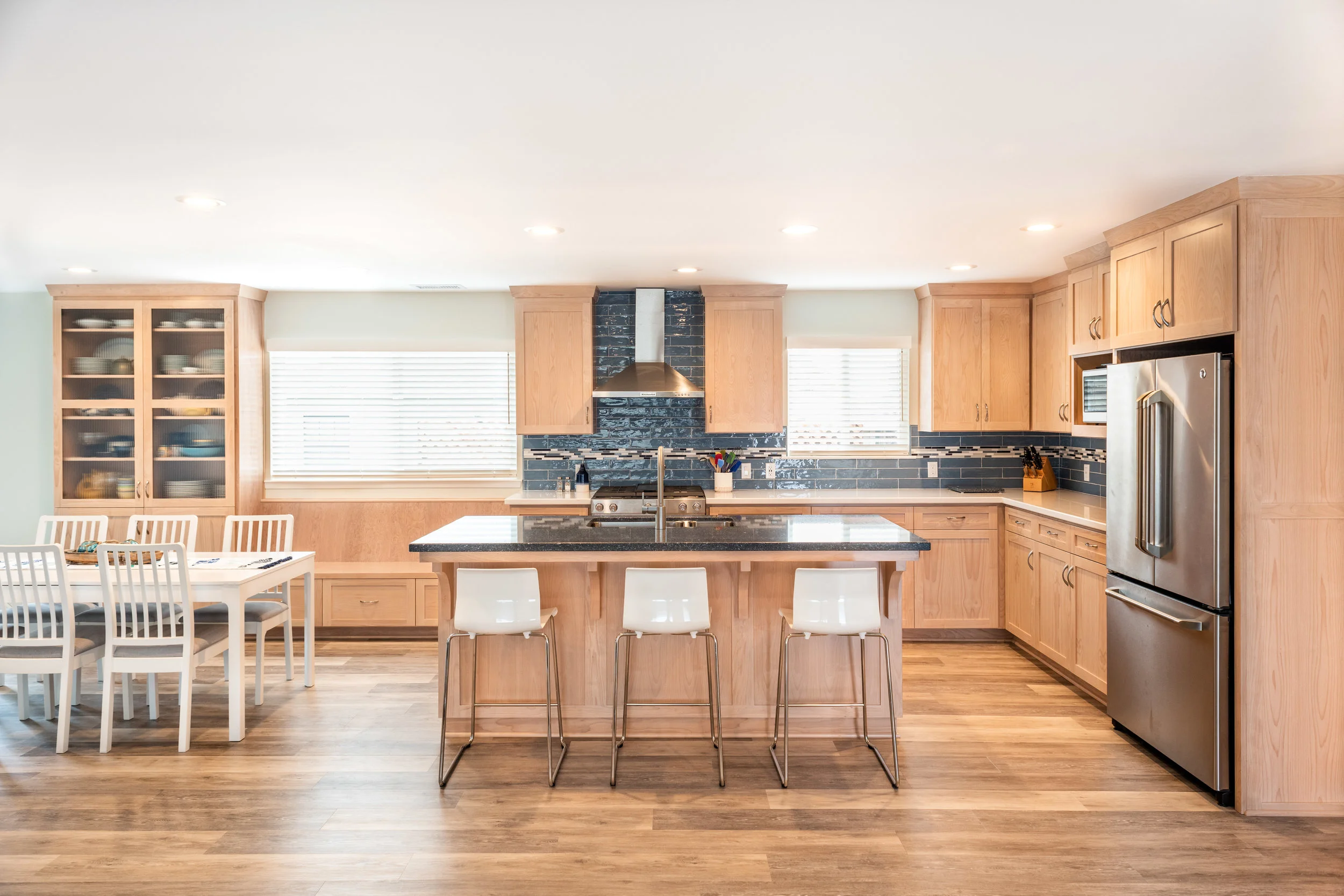 Coastal Contemporary Custom Kitchen Cabinets In Morro Bay California Sligh Cabinets Inc