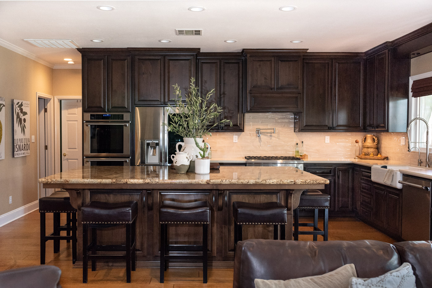 Traditional Mediterranean Custom Kitchen Cabinets In Paso Robles California Sligh Cabinets Inc