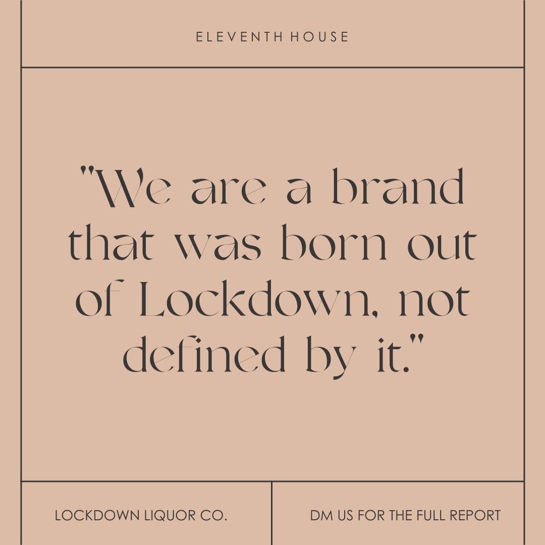 Fighting talk from @lockdownliquorco&rsquo;s founders. For more insights into how they became a Lockdown Success Story, drop us a DM for access to our Life After Lockdown report.