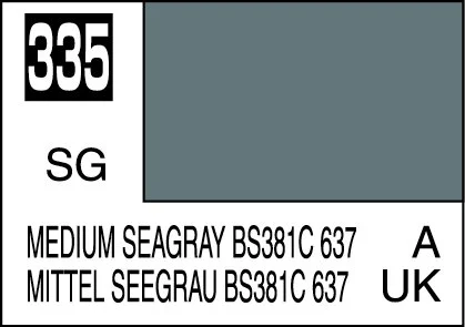 Mr Color C-335 Medium Seagray BS381C 637
