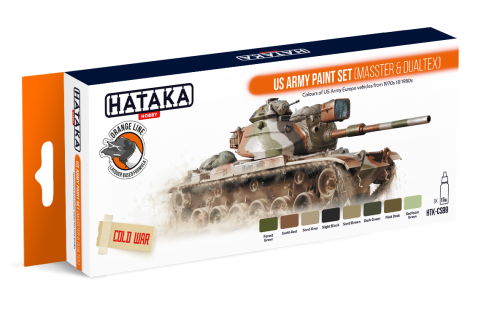 HTK-CS99 US Army paint set (MASSTER & DUALTEX)
