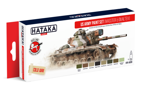 HTK-AS99 US Army paint set (MASSTER & DUALTEX)
