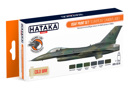 HTK-CS10 USAF Paint Set (“European” Camouflage)