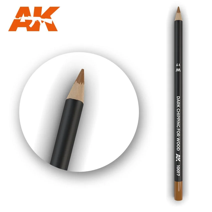 Weathering Pencils AK10017 Dark Chipping For Wood