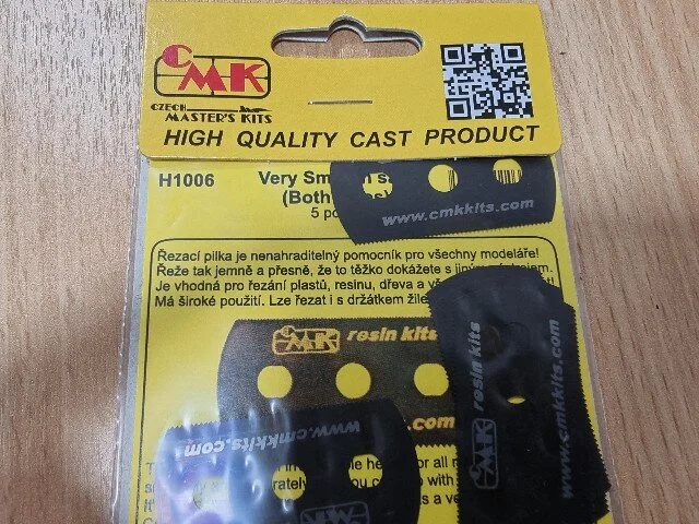 CMK Model Building Saw Blades - 70 Fine & 42 Coarse Teeth For 1:32/35/48/72 Scale
