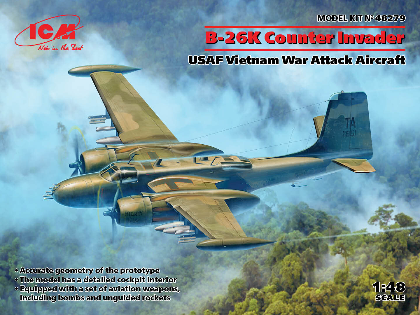 ICM ICM Models 1/48 2nd Guerre Mondiale US C18S Passagers Aircraft 