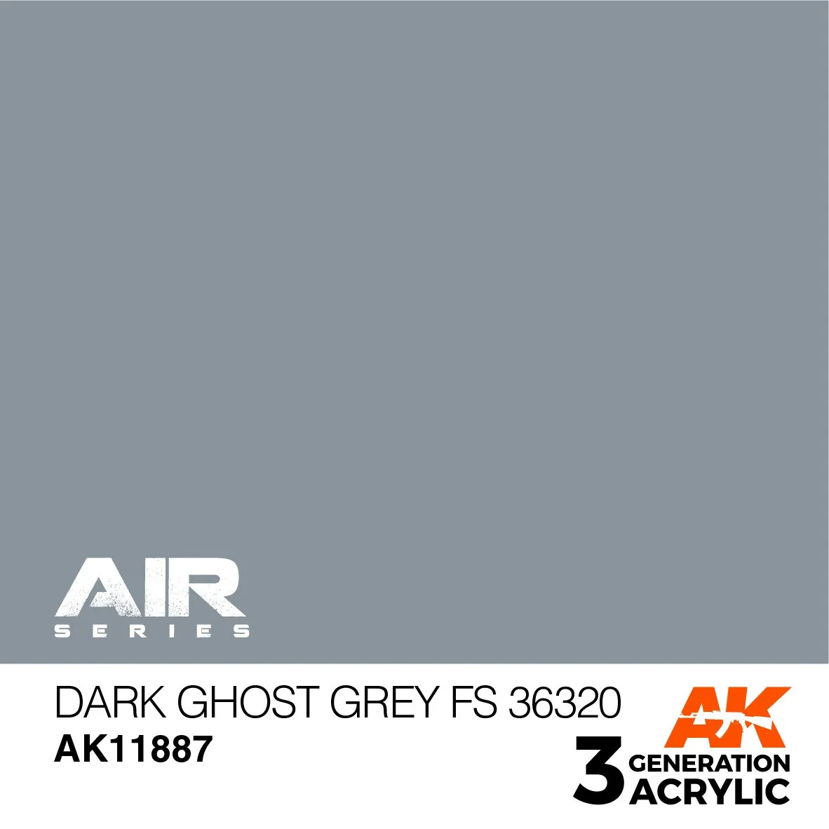 Peinture AK Acrylics 3Gen – Insignia White FS 17875 – Flacon 17ml – Pour Maquettes D'Avions
