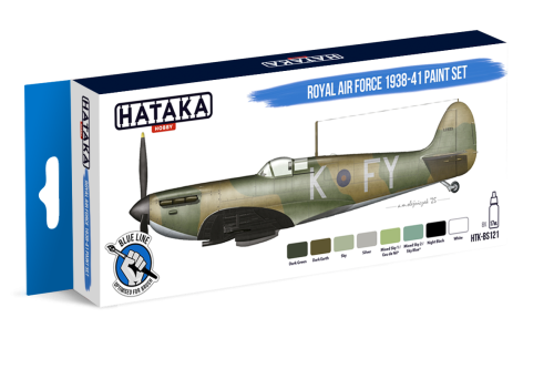 HTK-BS121 Royal Air Force 1938-41 Paint Set