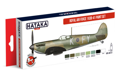 HTK-AS121 Royal Air Force 1938-41 Paint Set