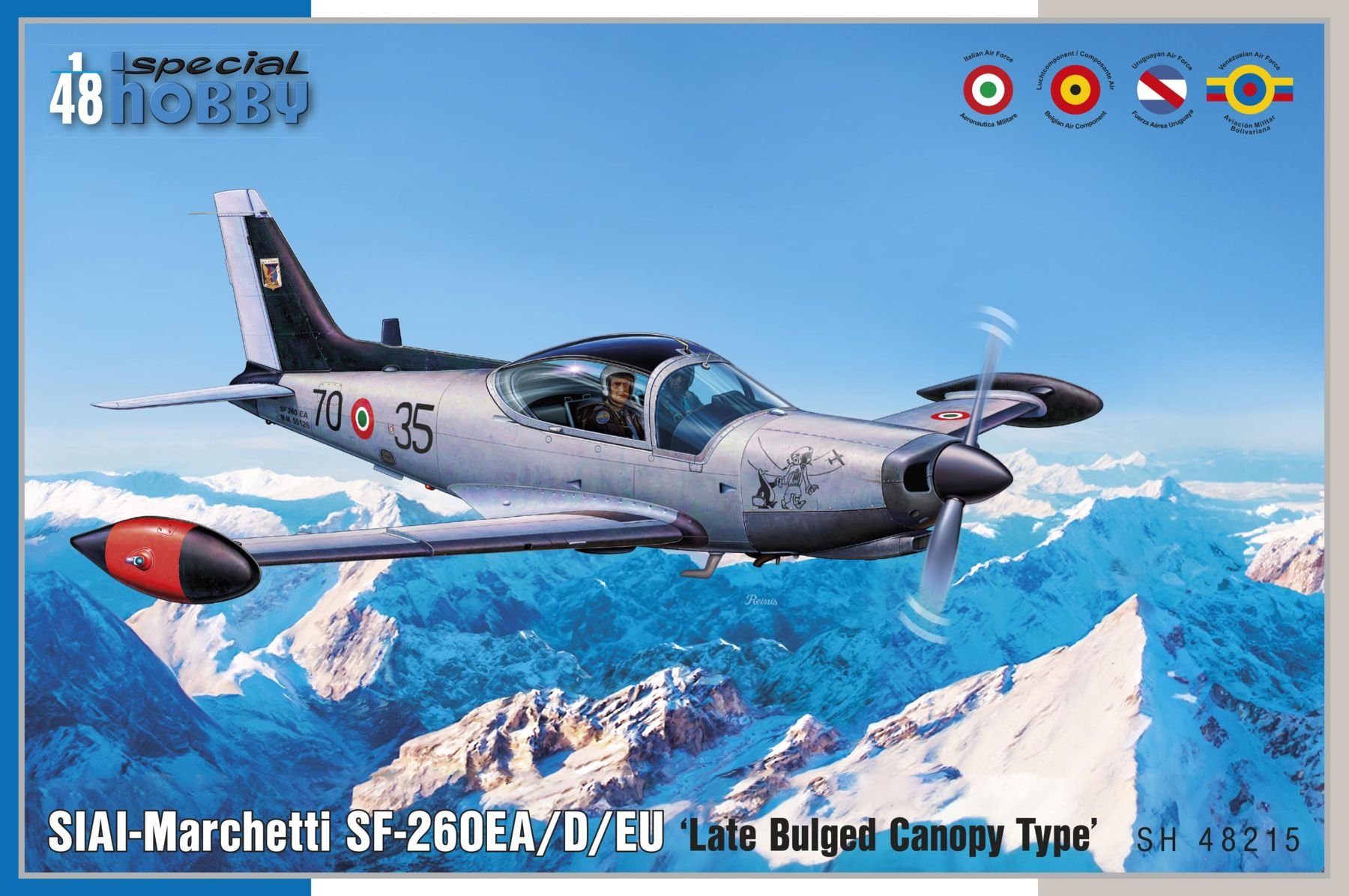 Special Hobby 1/48 SIAI-Marchetti SF-260EA/D/EU 'Late Bulged Canopy Type'