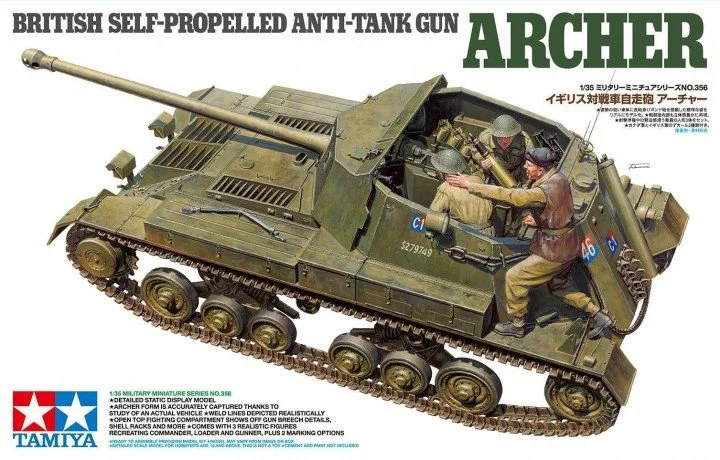 Tamiya TA35356 1/35 Archer British Self-Propelled Anti-Tank Gun