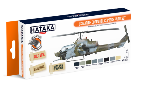 HTK-CS14 US Marine Corps Helicopters Paint Set