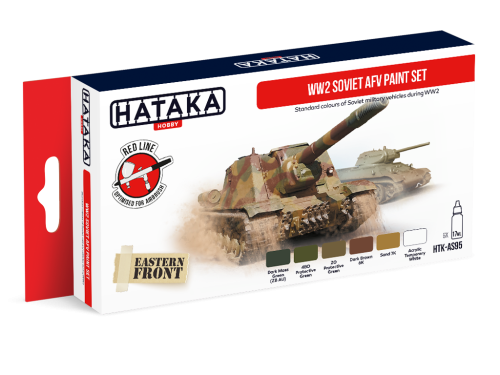 HTK-AS95 WW2 Soviet AFV paint set
