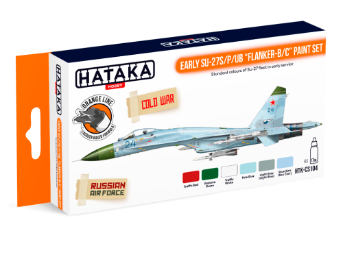 HTK-CS104 Early Su-27S/P/UB "Flanker-B/C" paint set
