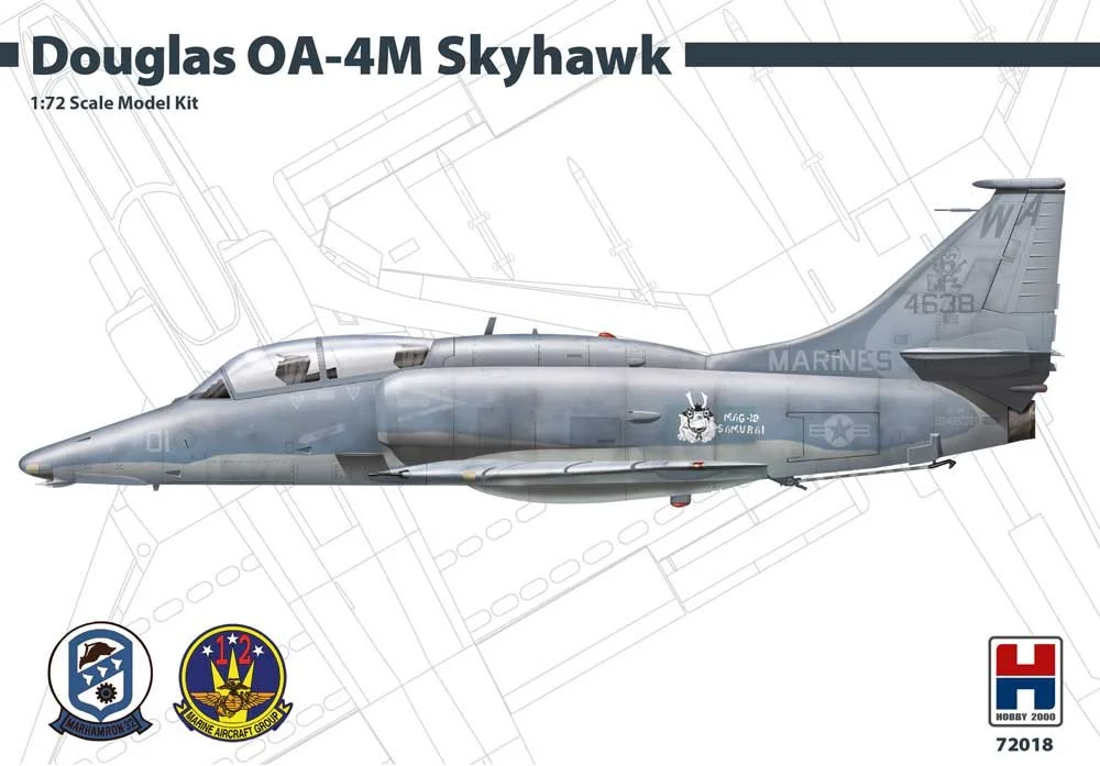 Hobby 2000 1/72 Douglas OA-4M Skyhawk - Samurai (ex-Fujimi, Cartograf decals