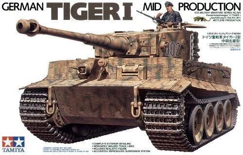 Tamiya TA35194 1/35 Pz.Kpfw.VI Tiger I Ausf.E, Sd.Kfz.181 Middle version