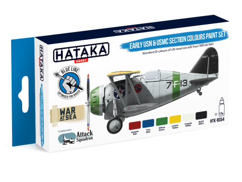 HTK-BS54 Early USN & USMC Section Colours paint set