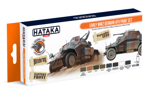 HTK-CS88 Early WW2 German AFV paint set
