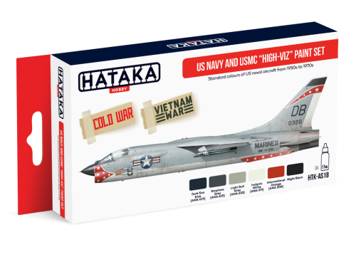 HTK-AS18 US Navy and USMC "high-viz" Paint Set