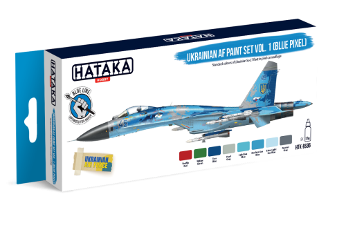 HTK-BS96 Ukrainian AF paint set vol. 1 (Blue Pixel)