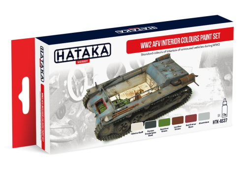 HTK-AS37 WW2 AFV Interior Colours paint set