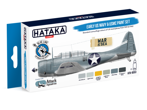 HTK-BS53 Early US Navy & USMC paint set