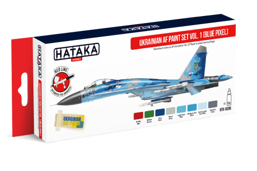 HTK-AS96 Ukrainian AF paint set vol. 1 (Blue Pixel)